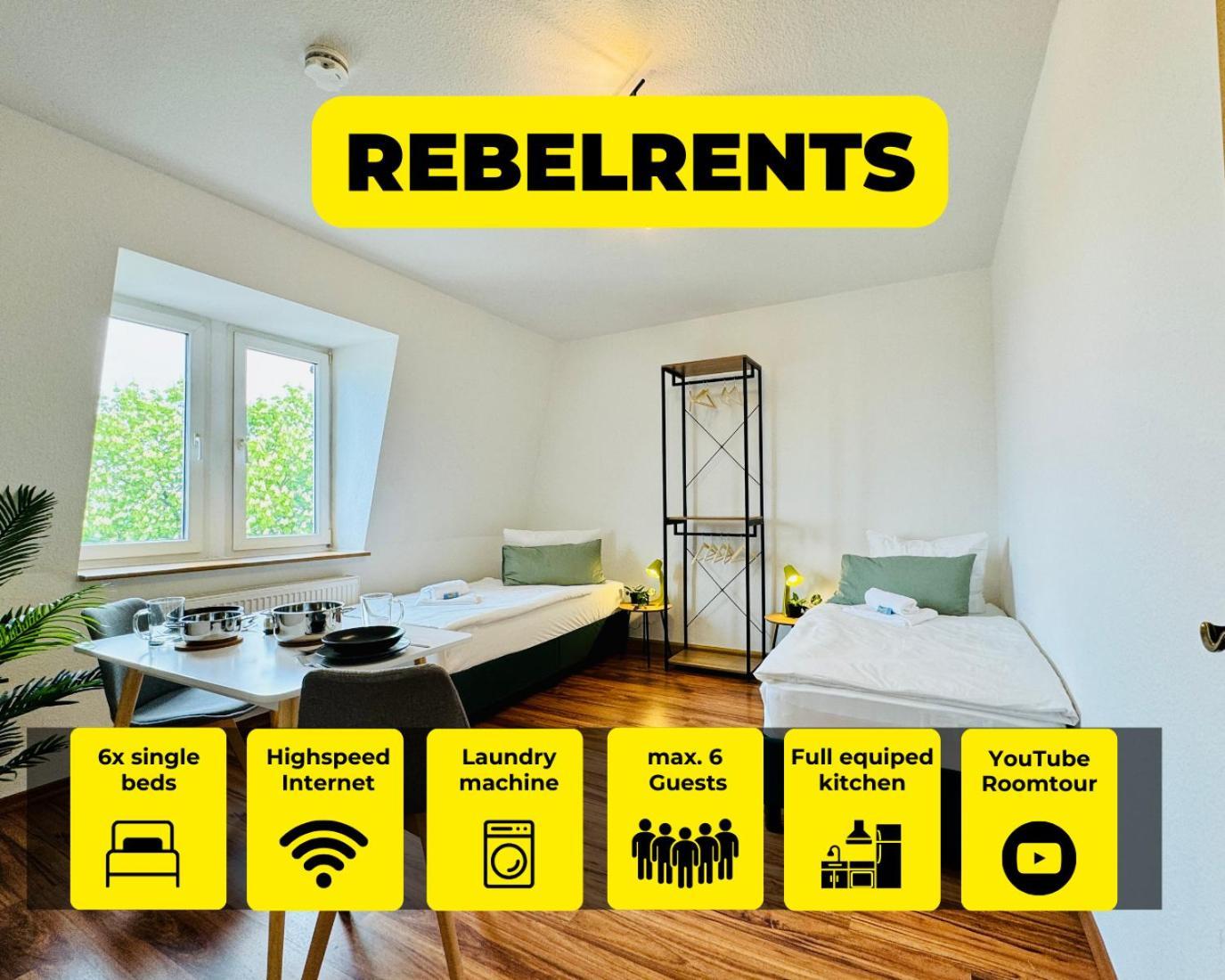 זייץ #3 Rebelrents - 6P Apartment, Modern, Stylisch Und Zentral! מראה חיצוני תמונה